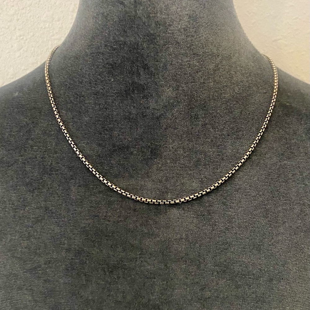 David Yurman Silver Chain Necklace